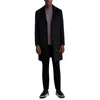 Karl Lagerfeld Regular Fit Top Coat In Black