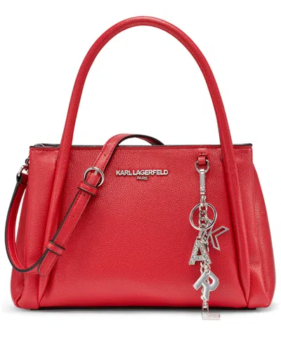 Karl Lagerfeld Mercerie Medium Shoulder Handbag In Brown