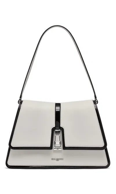 Karl Lagerfeld Mercerie Shoulder In Neutral