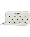 Karl Lagerfeld Meribel Snap Wallet In White