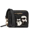 Karl Lagerfeld Meribel Top Zip Wallet In Black