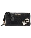 Karl Lagerfeld Meribel Top Zip Wallet In Black