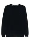 Karl Lagerfeld Merino Wool Sweater In Black