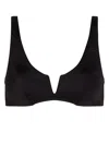 Karl Lagerfeld Karl Dna Bikini Top In Black