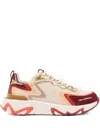 Karl Lagerfeld Metallic-panelled Chunky Sneakers In Multi