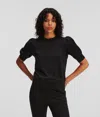 Karl Lagerfeld Metallic Short-sleeved Sweatshirt