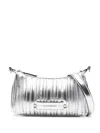 Karl Lagerfeld Metallic Shoulder Bag In A290 Silver