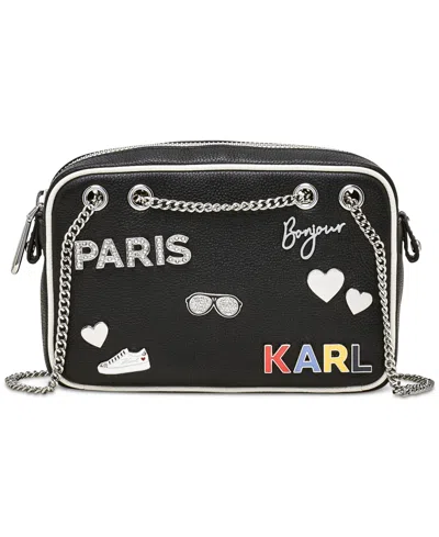 Karl Lagerfeld Meuricel Mini Leather Handbag In Multi