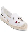 Karl Lagerfeld Michaela Espadrille Flat In Bright White