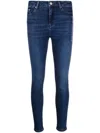 Karl Lagerfeld Mid-rise Skinny Jeans In Blue