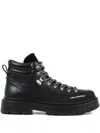 Karl Lagerfeld Miles Boots In Black