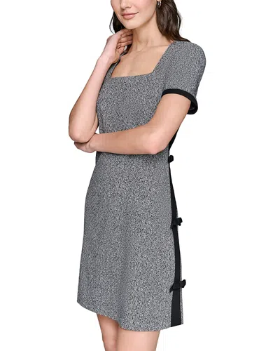Karl Lagerfeld Millenium A Line Dress In Gray