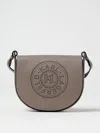 Karl Lagerfeld Halbrunde Tasche Mit Logo-schliff In Grey