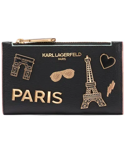 Karl Lagerfeld Mini Bifold Wallet In Multi