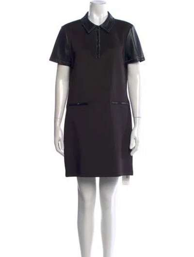 Pre-owned Karl Lagerfeld Mini Dress In Black