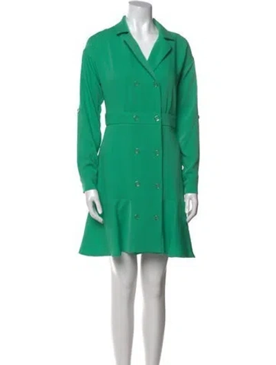 Pre-owned Karl Lagerfeld Mini Dress In Green