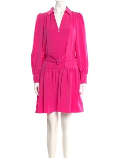 Pre-owned Karl Lagerfeld Mini Dress In Pink