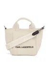 Karl Lagerfeld Mini Ikon Choupette Tote Bag In Neutral
