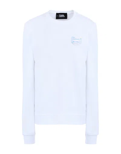 Karl Lagerfeld Sweatshirts In White
