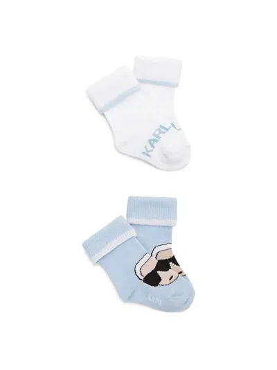 Karl Lagerfeld Mini Unisex Socks Set In Multicolour