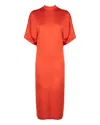 Karl Lagerfeld Long Dresses In Orange