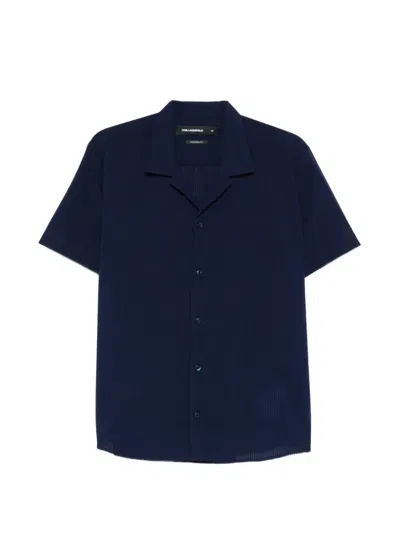 Karl Lagerfeld Modern-fit Shirt In Blue