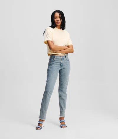 Karl Lagerfeld Mom Jeans In Blue