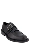 Karl Lagerfeld Monk Strap Kiltie Loafer In Black