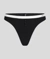 Karl Lagerfeld Monochrome Bikini Bottoms