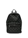 Karl Lagerfeld Monogram Backpack In Black