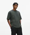 Karl Lagerfeld Monogram Checked T-shirt In Gray
