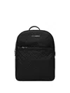 Karl Lagerfeld Monogram-debossed Backpack In Black