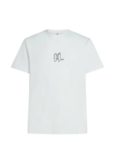 Karl Lagerfeld Monogram Pajama T-shirt In White