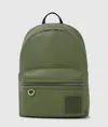 Karl Lagerfeld Monogram Patch Backpack In Green