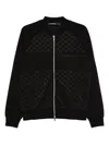 Karl Lagerfeld Monogram-pattern Sweatshirt In Black