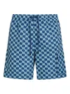 Karl Lagerfeld Badeshorts Mit Monogrammmuster In Multi