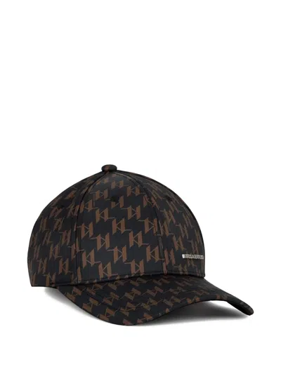 Karl Lagerfeld Monogram-print Cap In Multi