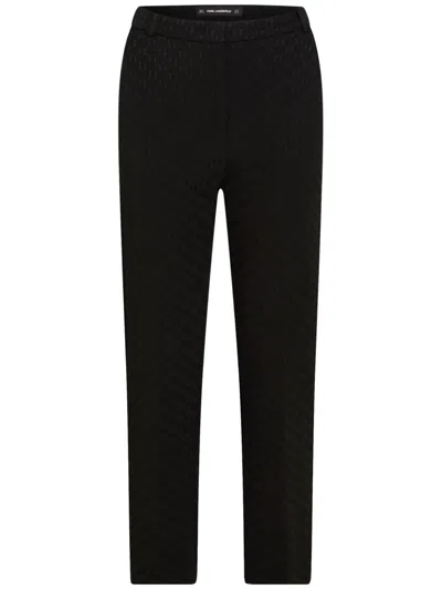 Karl Lagerfeld Punto Pants In Black