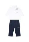 Karl Lagerfeld Multicolor Suit For Baby Boy With  In Multicolor