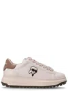 Karl Lagerfeld Lace-up Low-top Casual Shoes In Brown