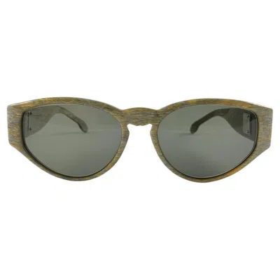 Pre-owned Karl Lagerfeld New Vintage  Marbled & Silver Accents Frame 1990's Sunglasses