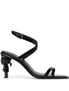 Karl Lagerfeld Sandalen Mit Nft-absatz In Schwarz