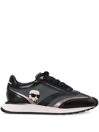 Karl Lagerfeld Nft Zone Logo-detail Sneakers In Black