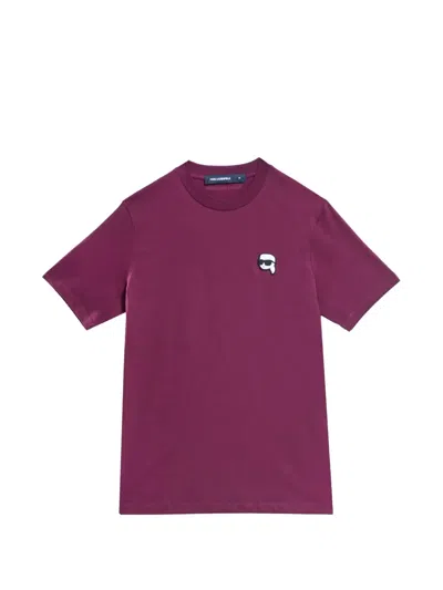 Karl Lagerfeld Nft-patch T-shirt In Purple
