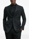 Karl Lagerfeld Notch-lapel Suit In Black