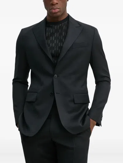 Karl Lagerfeld Notch-lapel Suit In Black