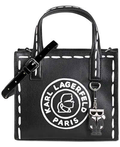 Karl Lagerfeld Nouveau Crossbody In Black Core