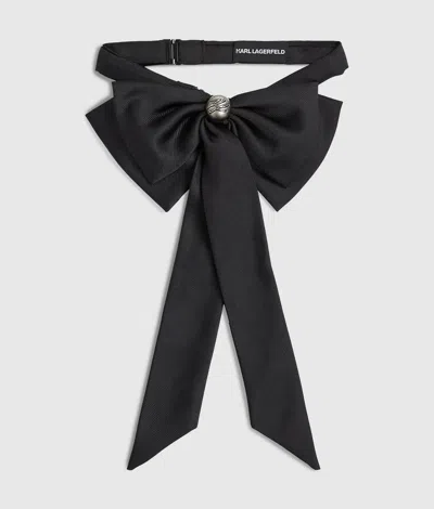Karl Lagerfeld Nœud Papillon K/autograph In Black