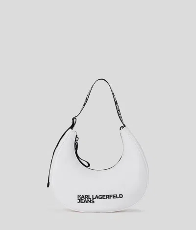 Karl Lagerfeld Nylon Half-moon Shoulder Bag