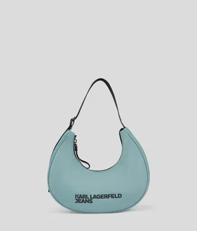 Karl Lagerfeld Nylon Half-moon Shoulder Bag